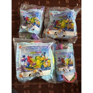 Vintage 2000 Burger King‎ Rugrats in Paris Reptarland Toy Lot Sealed Set of 4